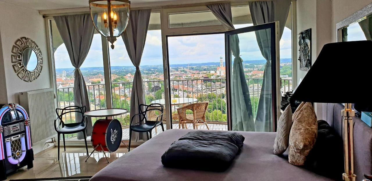 Suite-Xxi City View Hotelturm אוגסבורג מראה חיצוני תמונה