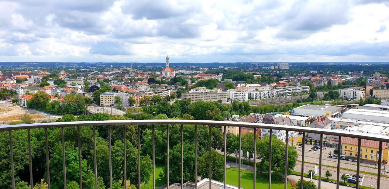 Suite-Xxi City View Hotelturm אוגסבורג מראה חיצוני תמונה