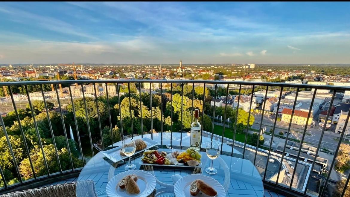 Suite-Xxi City View Hotelturm אוגסבורג מראה חיצוני תמונה